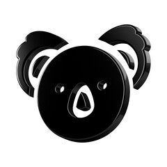 This is a beautifully designed 3D icon with a beautiful metallic texture. © Vahe