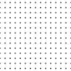 Pattern black shining star on white background