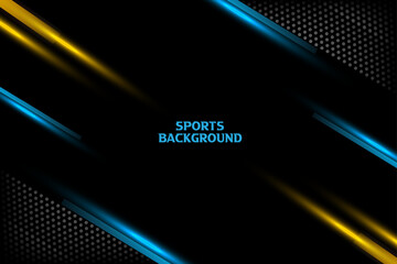 Modern Sports Background vector. Abstract sports design background