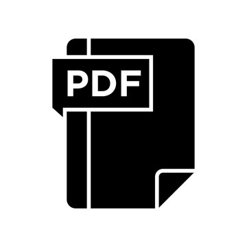 PDF Icon symbols pictograms design elements visual representations