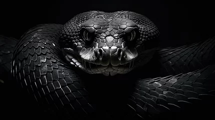 Foto op Canvas Portrait of a Python © Andrew