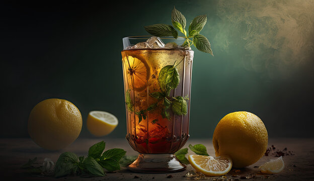 Cooling Elixir: Lemon-Mint Iced Tea for Sun-Soaked Days