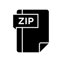 ZIP Icon symbols pictograms design elements visual representations