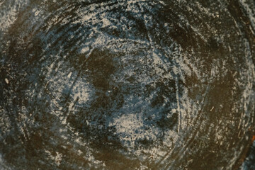 こすれたような陶器の表面