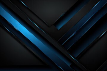 Obraz premium Futuristic premium luxury design Geometric shape 3D effect dark abstract background