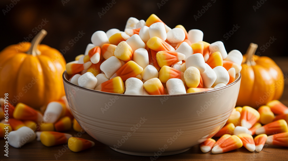 Sticker halloween candy corn HD 8K wallpaper Stock Photographic Image