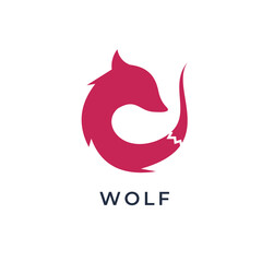 Wolf logo design