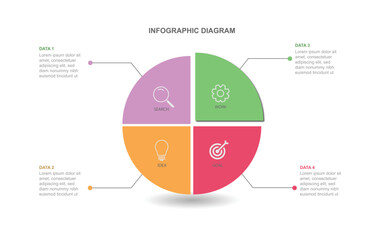 Infographic template vector 