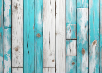 blue an white wooden wall