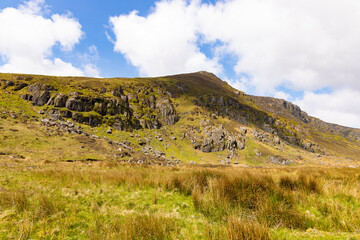 Fototapeta premium mountain landscape with blue sky