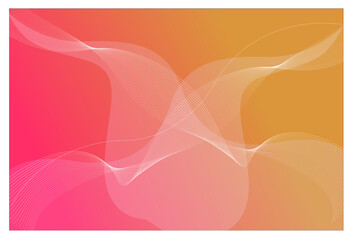 abstract gradient wave colorful red yellow orange awesome design art
