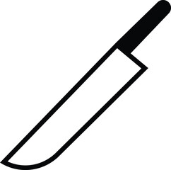 Knife vector icon. Knife flat sign design. Knife symbol pictogram
