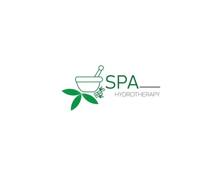 Spa Logo" Images Beauty salon logo or natural spa Stock Vector with free vector and svg spa logo vector illustration design template Stock Vector