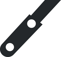 Knife vector icon. Knife flat sign design. Knife symbol pictogram