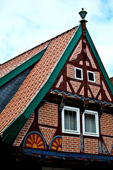 Gable of an old House in Lauenburg
