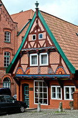 Fototapeta na wymiar Old Lauenburg Houses