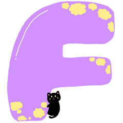 animal alphabet letter with F