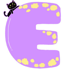 animal alphabet letter E