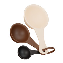 Measuring Scoop Cups 3D Icon