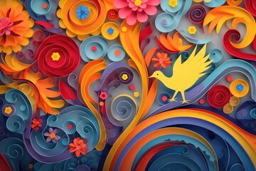 Abstract Background with dove for World Peace Day - obrazy, fototapety, plakaty