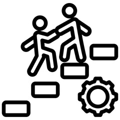 Onboarding Program Outline Icon