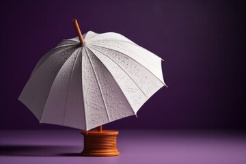 umbrella isolated. Generative AI.