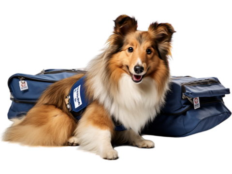 Mail Carrier Shetland Sheepdog Transparent