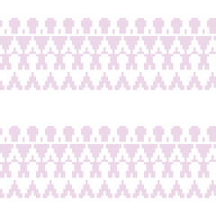 Pastels Chevron Fair Isle Seamless Pattern Design