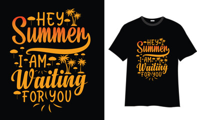 Summer t shirt design
