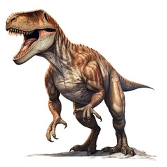 t rex dinosaur On a transparent background PNG