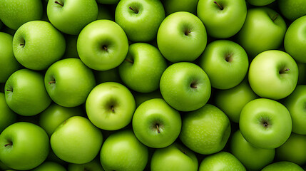 Green apple Raw fruit and vegetable backgrounds