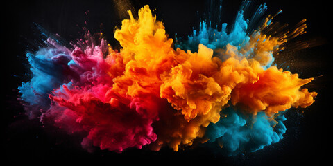 fractal flame, fractal background, background, Color Powder Explosion, 
Vibrant Powder Burst
Colorful Dust Cloud, 
Explosive Holi Festival, 
Paint Splash Abstract