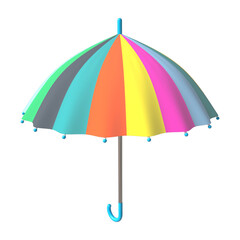 Multicolor Umbrella Design - A Splash of Rainy-Day Elegance