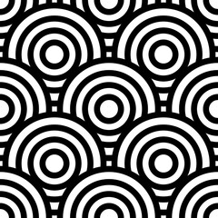 seamless pattern with circles, seamless geometric circles, pattern abstract background, circular background, weave circle, vector illustration