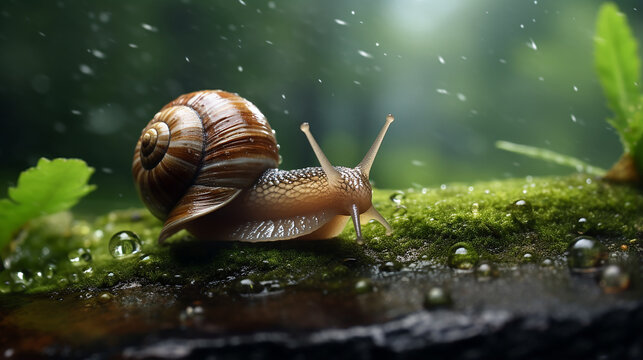 caracol de &aacute;gua doce