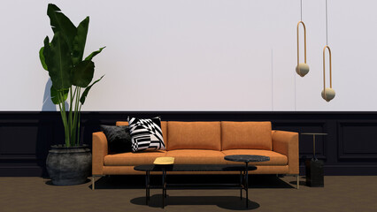 3D Render, 3D model, interior design, decorative