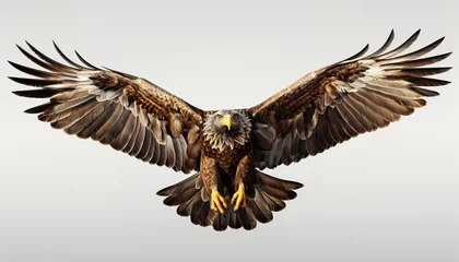 Foto op Plexiglas an eagle symbolizing freedom. nice eagle flying over eet landscape. one associates the eagle created by ai © gustav