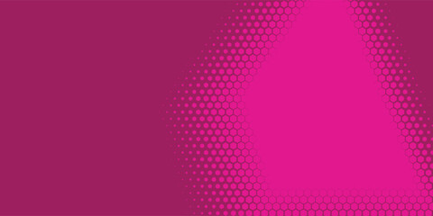 Geometric abstract Hexagon Two Color Background