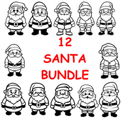 funny santa claus Bundle