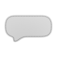 leather label isolated