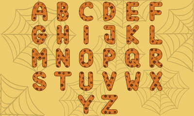 Halloween Uppercase Alphabet Set 5