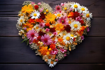 Heartfelt Beauty: Wildflower Blossoms