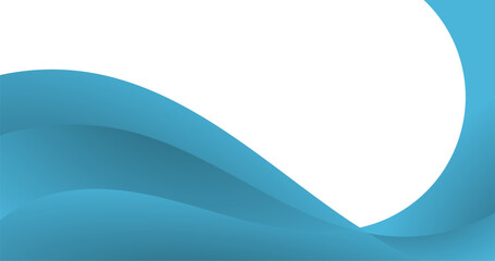 abstract blue wave curve background for business 