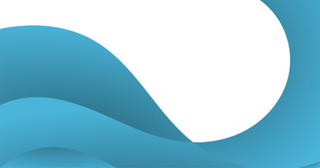 abstract blue wave curve background for business 