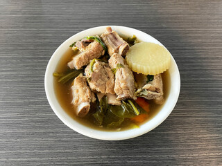Chinese Vegetable Stew with Pork Rips  