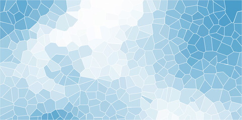 Abstract light blue background with triangles. background of crystallized. Blue white Geometric Modern creative background. Blue Geometric Retro tiles pattern. blue hexagon ceramic with white line.>< - obrazy, fototapety, plakaty