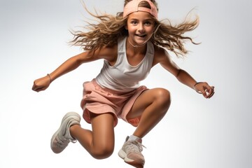 girl jumping