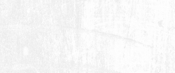 Grungy white concrete or cement wall as background, close up retro plain white color cement wall panoramic background texture.