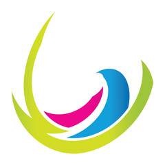 abstract business logo, abstract icon, background.