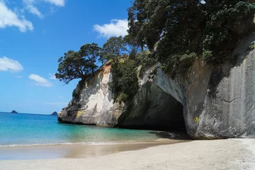Papier Peint photo Cathedral Cove Cathedral Cove New Zealand